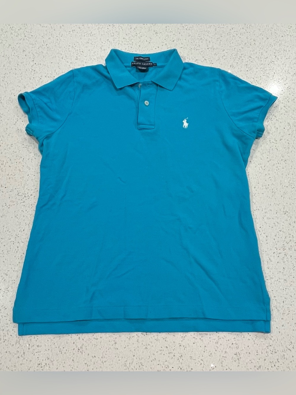 Boys Ralph Lauren The Skinny Polo Tiffany Blue Size Large
